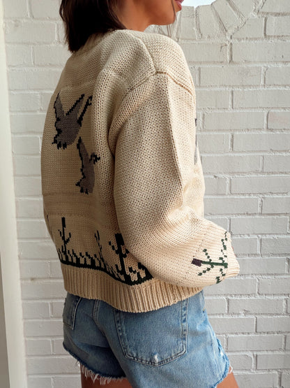 SONGBIRD ZIP SWEATER
