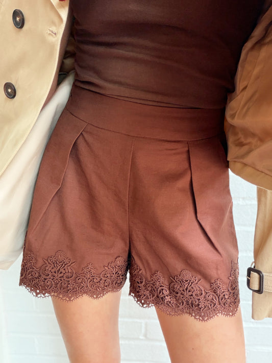LACE SHORTS