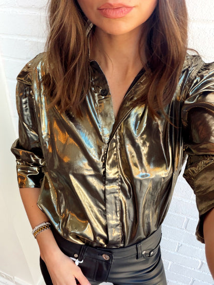 CATE RUCHED SLEEVE TOP