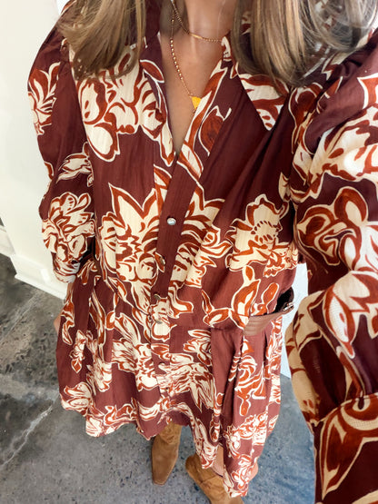 BAILEY DRESS W/ BUCKLE DETAIL