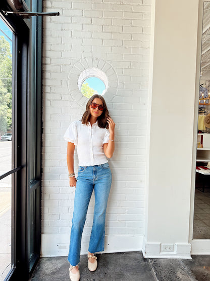 SOHO HIGH RISE ANKLE FLARE