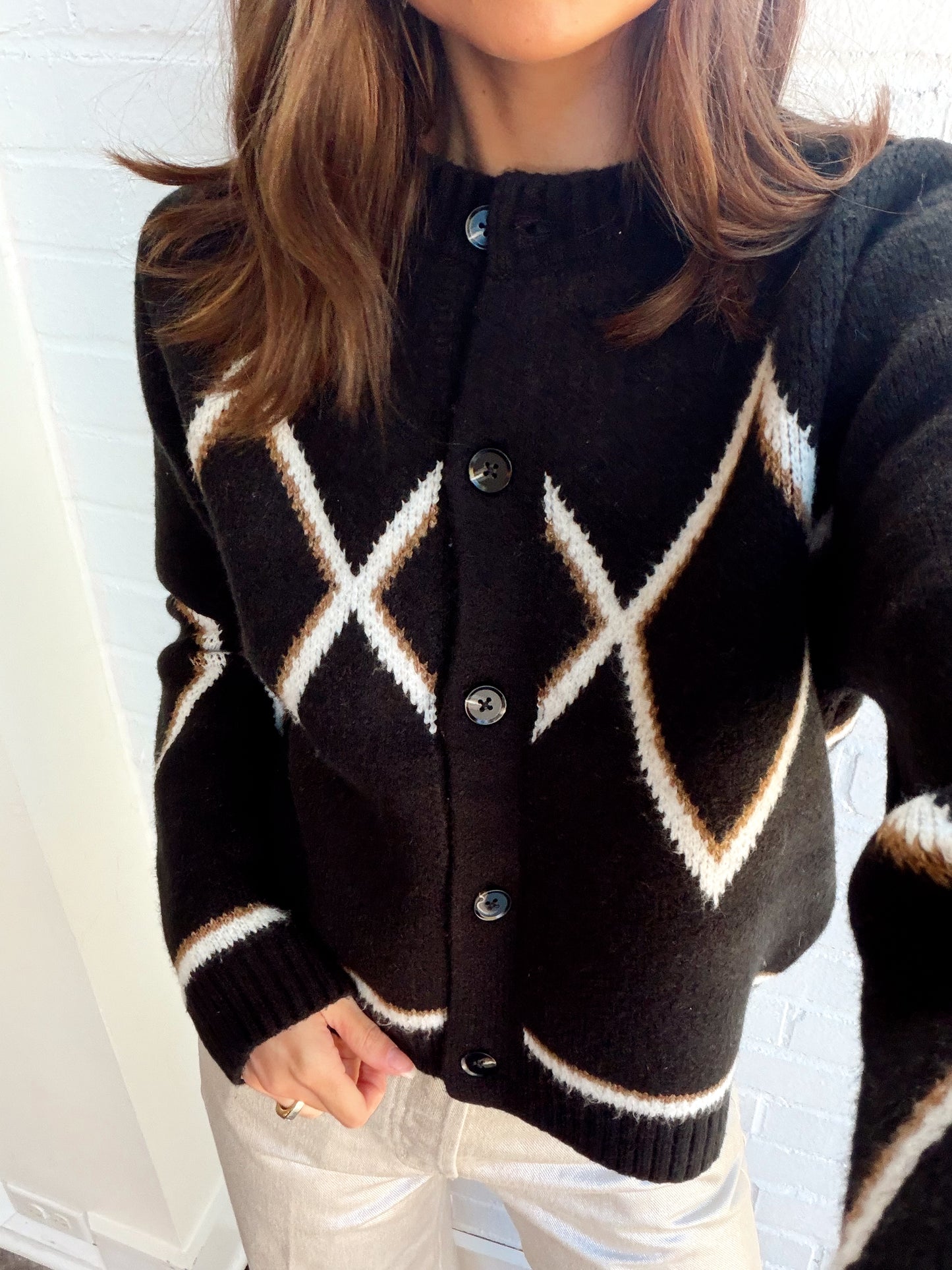 WYATT ROBBIE FAIR ISLE CARDI