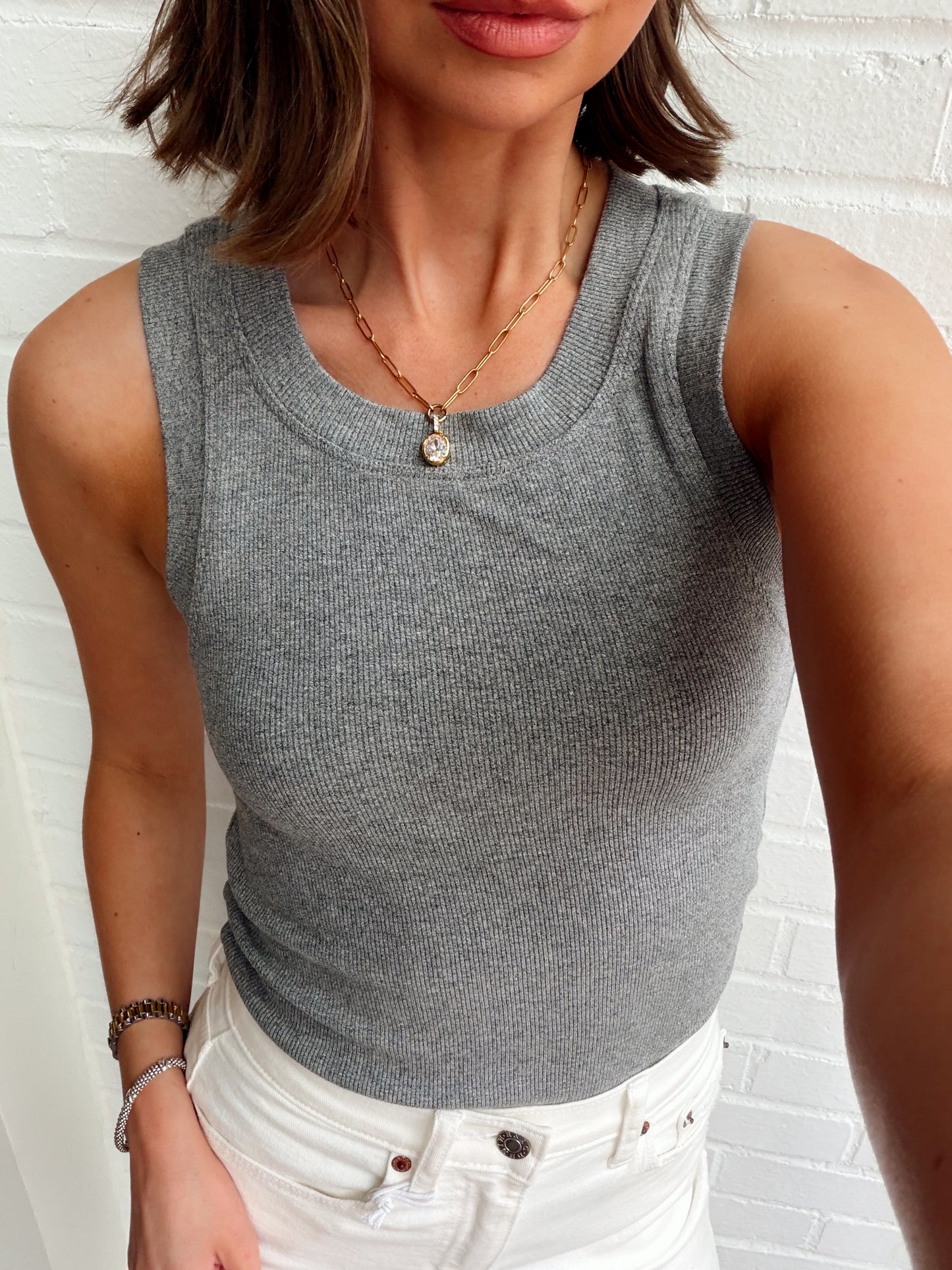 DOUBLE LAYER RIBBED TANK