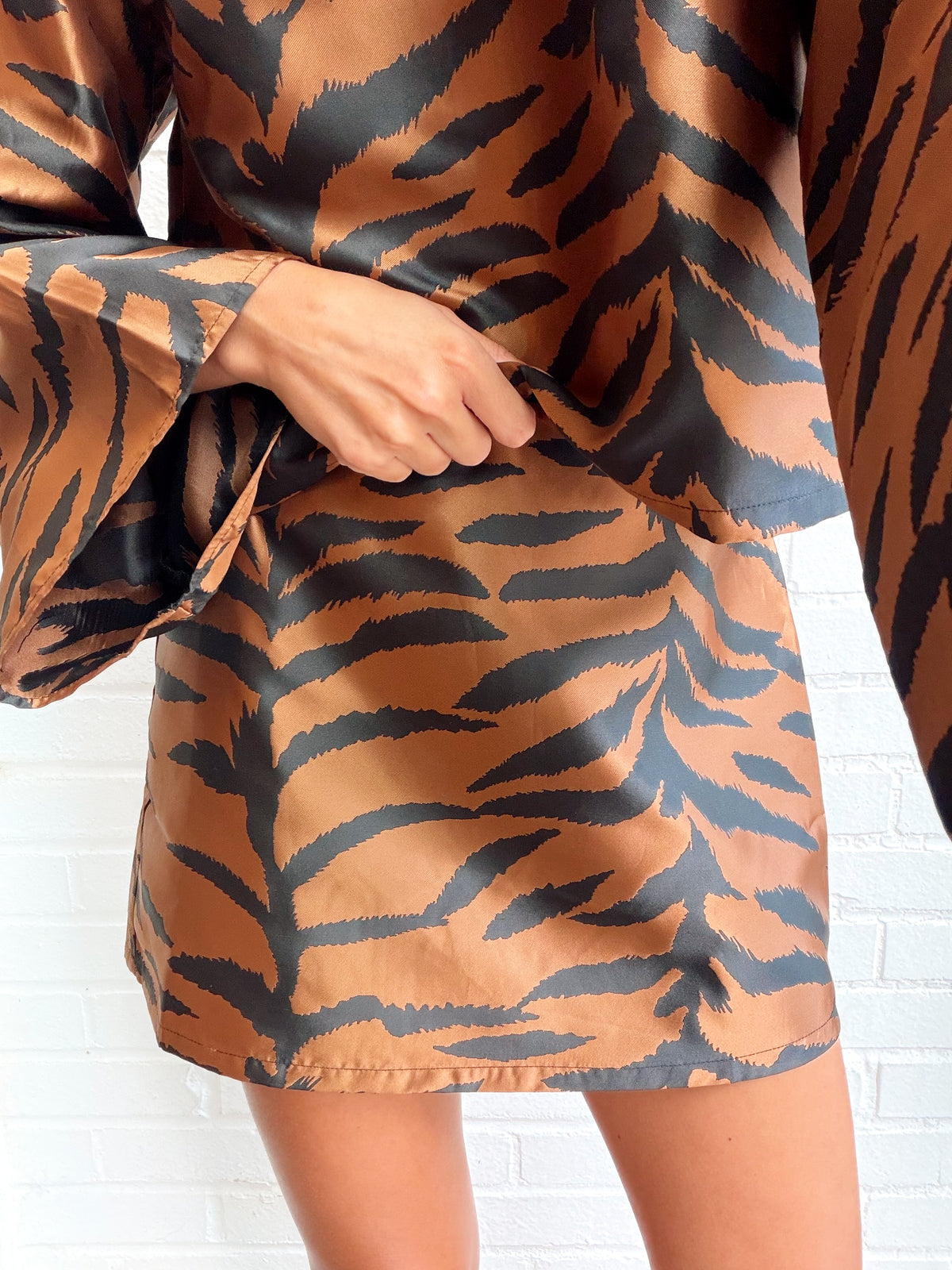 ANIMAL PRINT MINI SKIRT