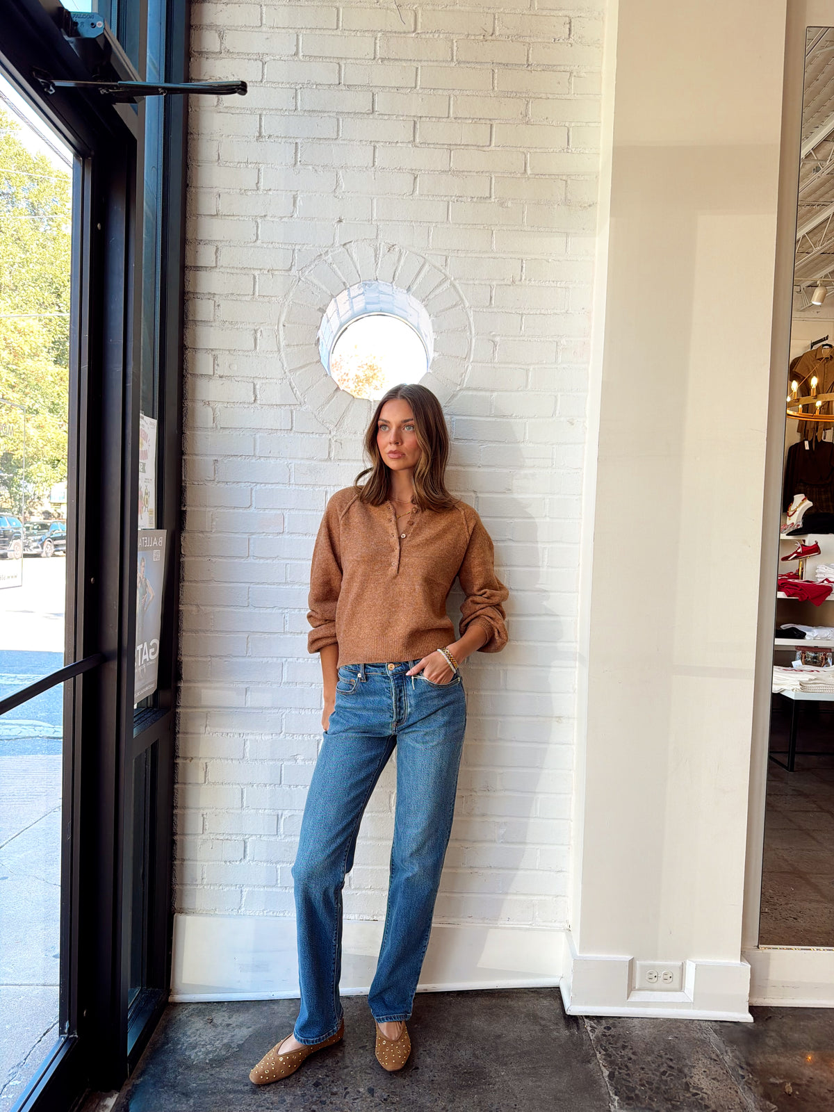 WESTMONT HENLEY SWEATER