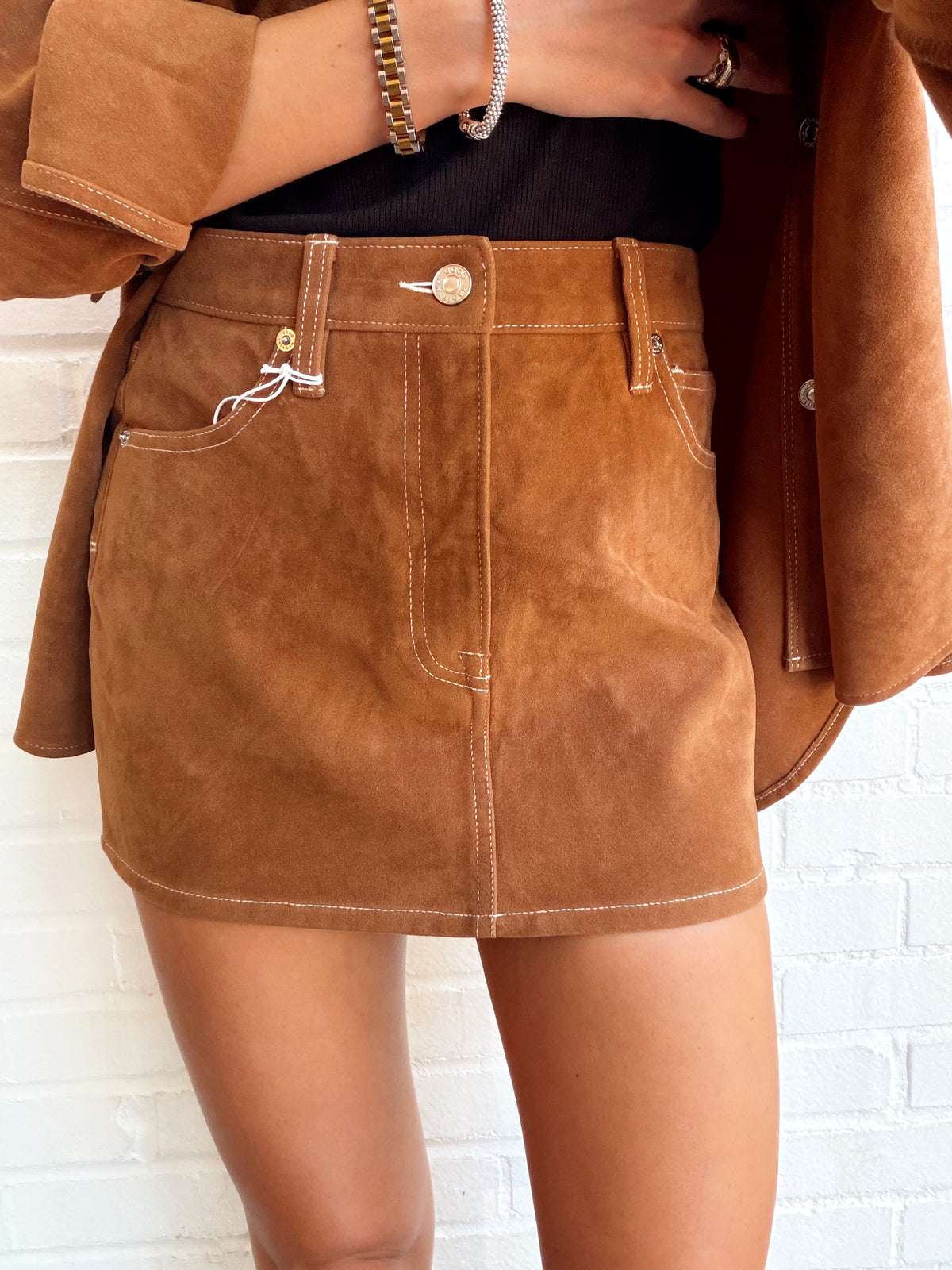 THE BETTER THAN SUEDE MINI SKIRT