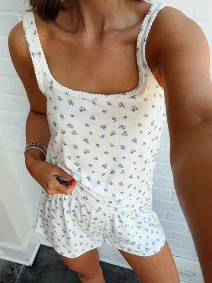 BLISSFUL TANK SHORTIE SET