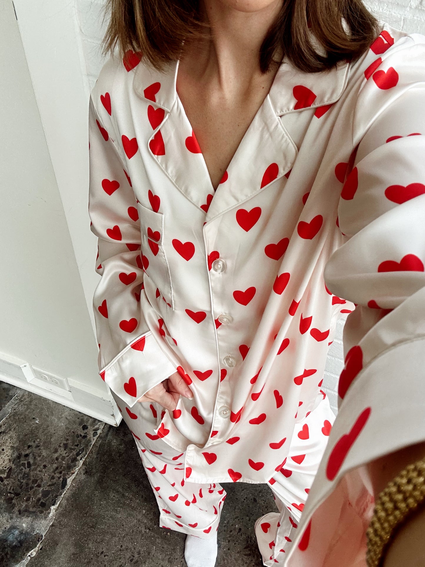 CLASSIC PJ SET- QUEEN OF HEARTS