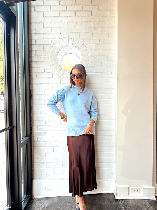 PARMINDER MOCK NECK PULL-OVER