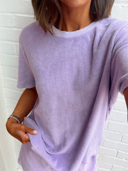 DONNA LOOP TERRY SHORT SLEEVE TEE