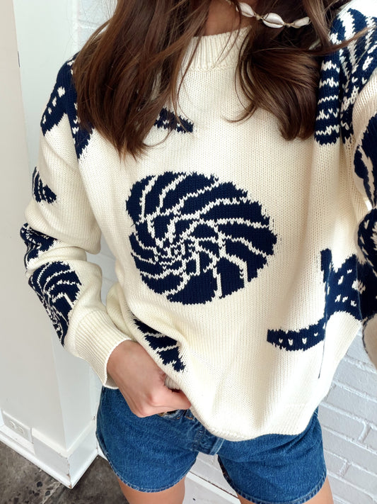 ZOEY SHELL SWEATER