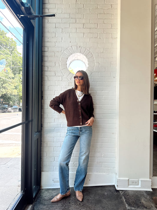 ORLA RELAXED CARDIGAN SWEATER