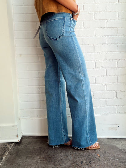FAR OUT HIGH RISE WIDE LEG