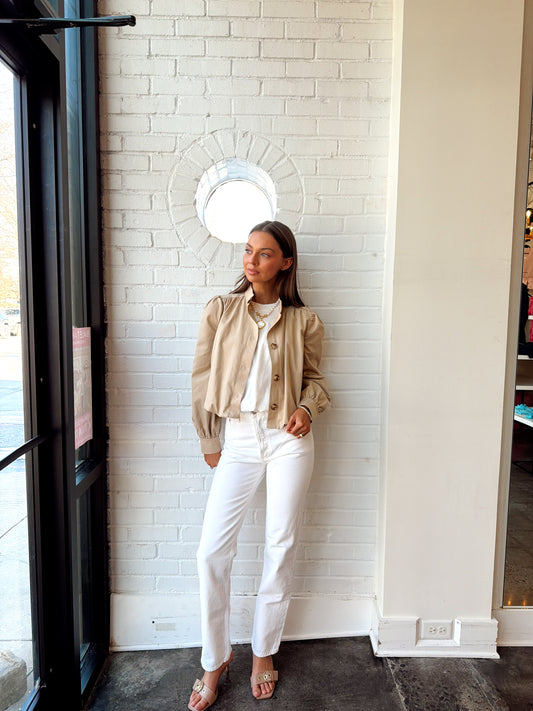 HEMLOCK GATHERED TRENCH JACKET