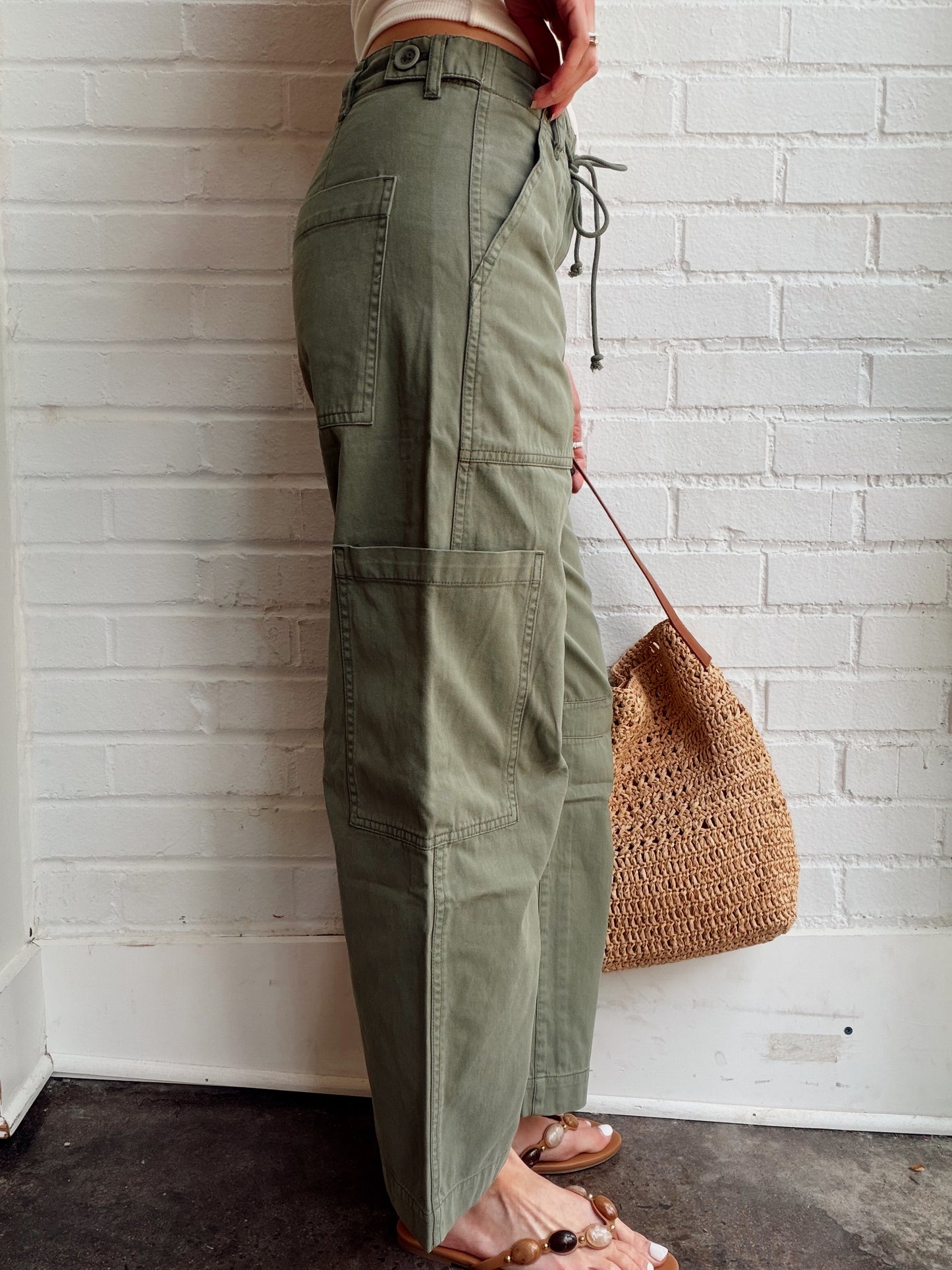 SABRINA CURVED UTILITY PANT