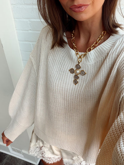 MOCKNECK SWEATER