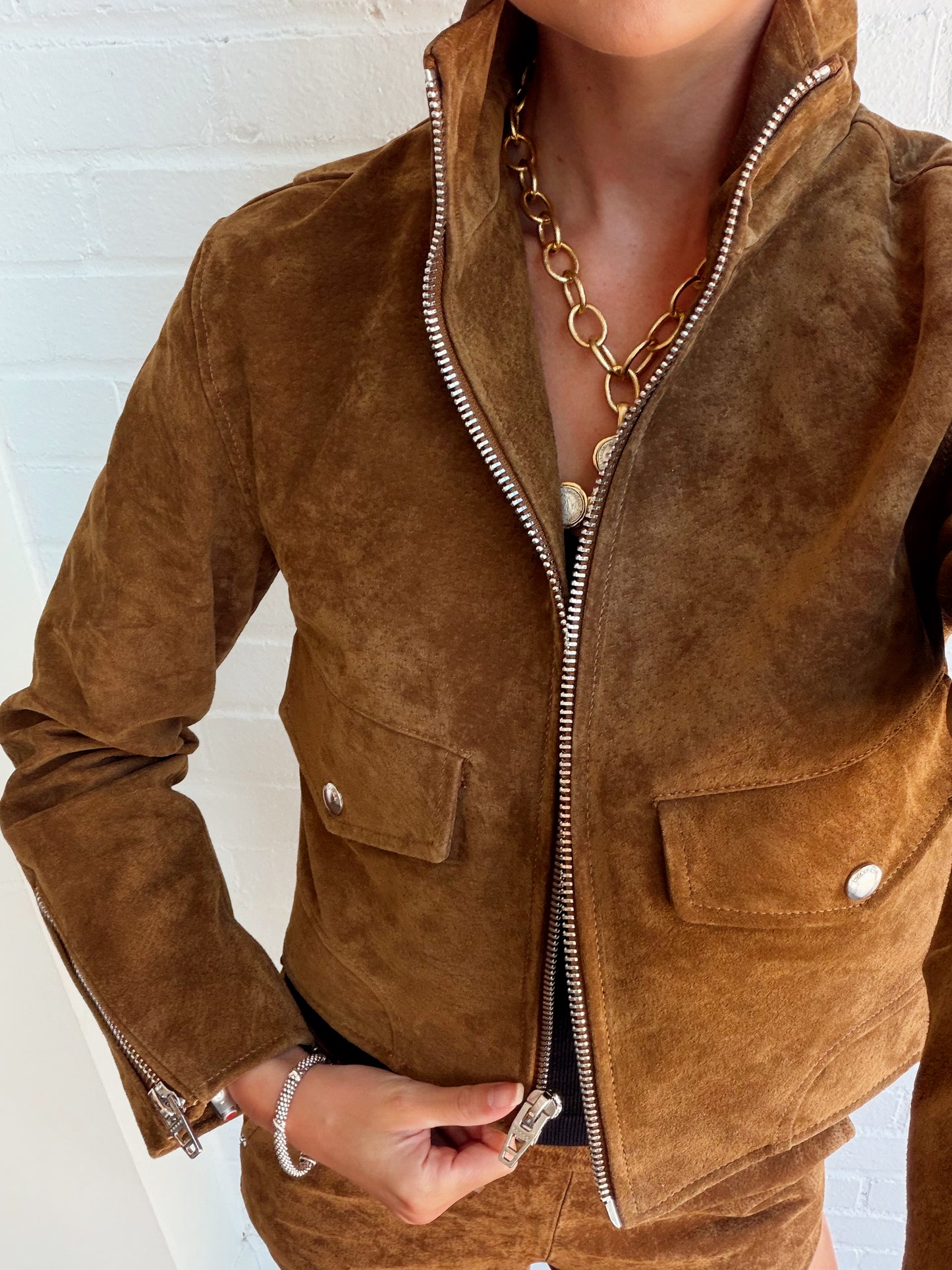 DOUBLE ESPRESSO SUEDE JACKET