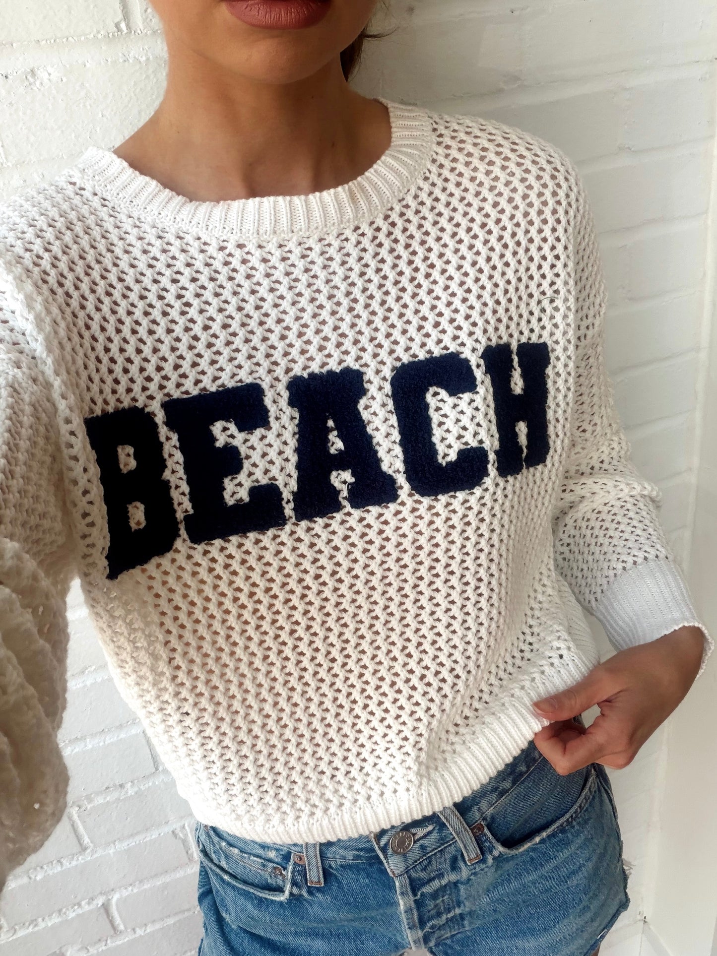 OPEN BEACH SWEATER