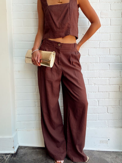 MAGNOLIA LINEN PANT