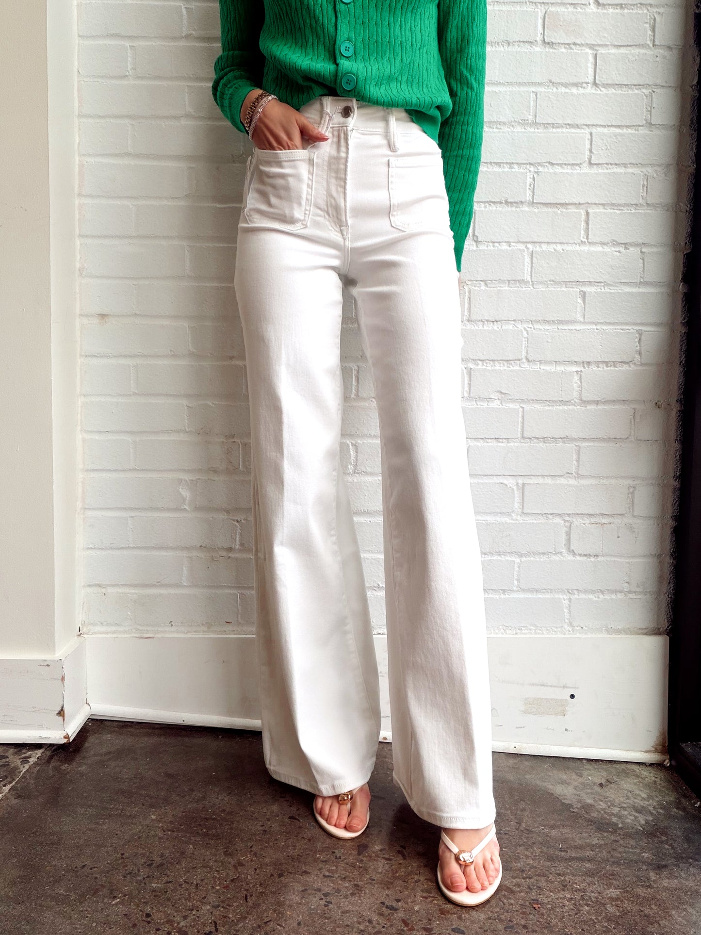 GOOD WAIST PALAZZO JEANS