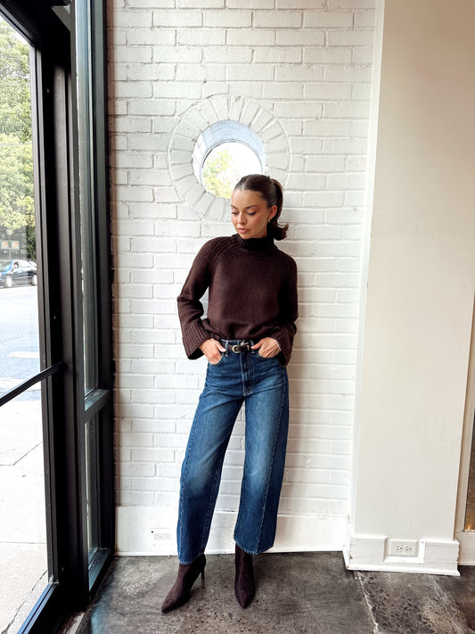 EMERGE FUNNEL NECK SWEATER