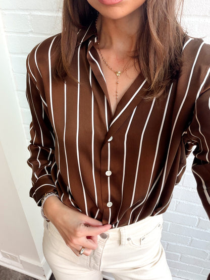 DORIAN STRIPE BLOUSE