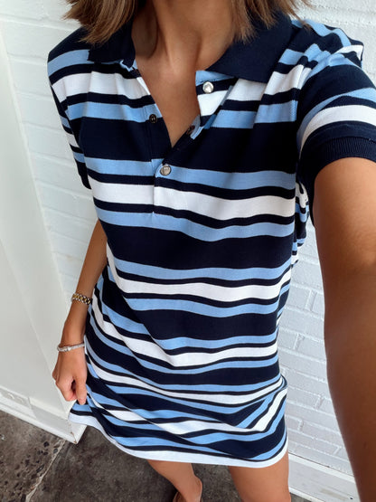 JAMILLA SHORT SLEEVE POLO DRESS