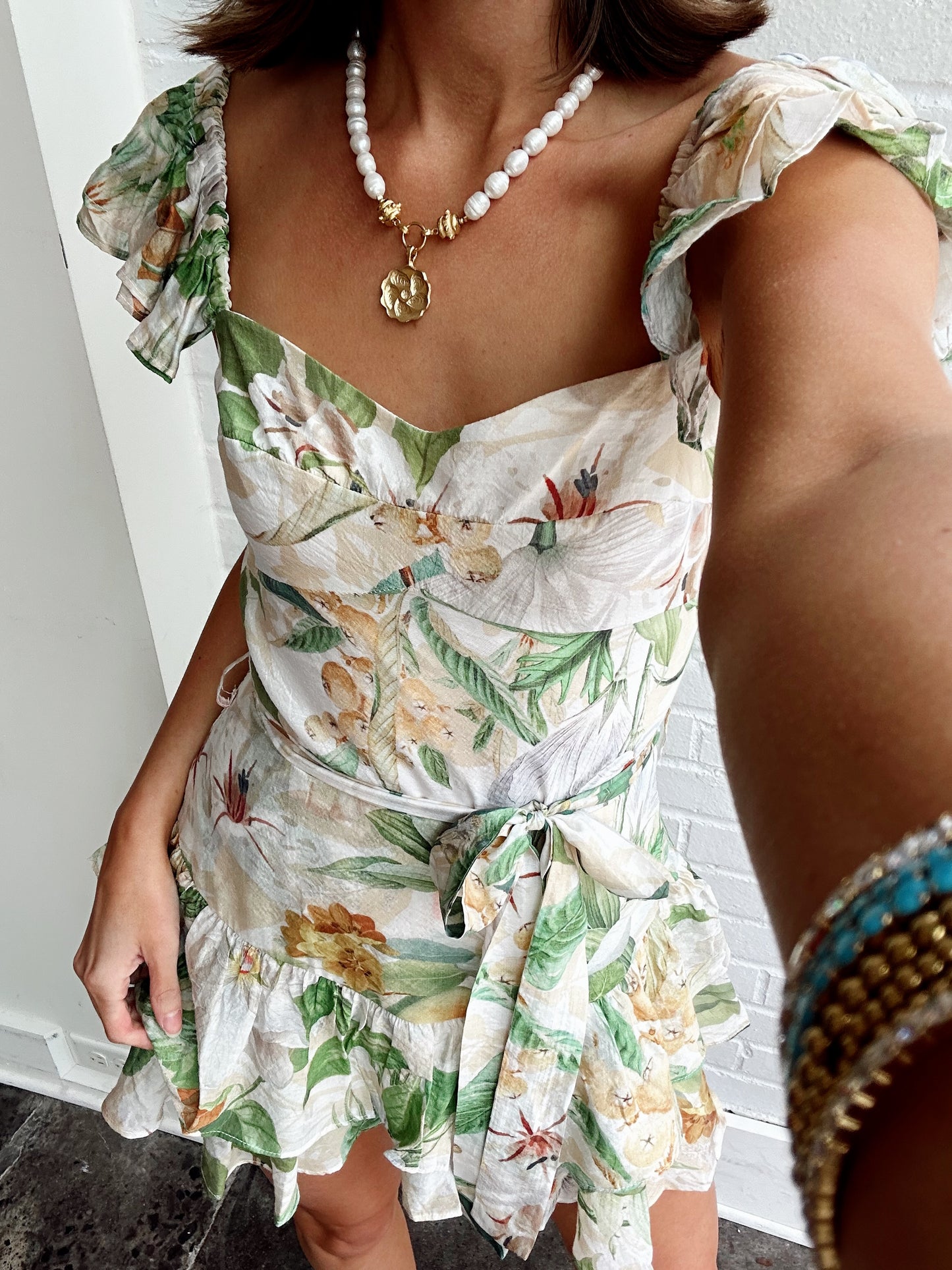 FRUITS & FLORALS ROMPER