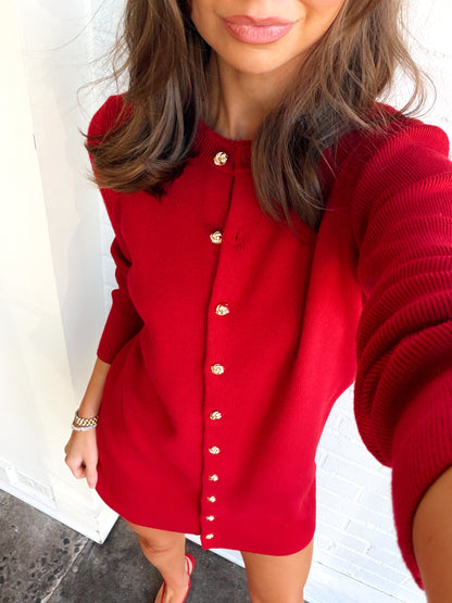 MARGUERITE CARDIGAN DRESS