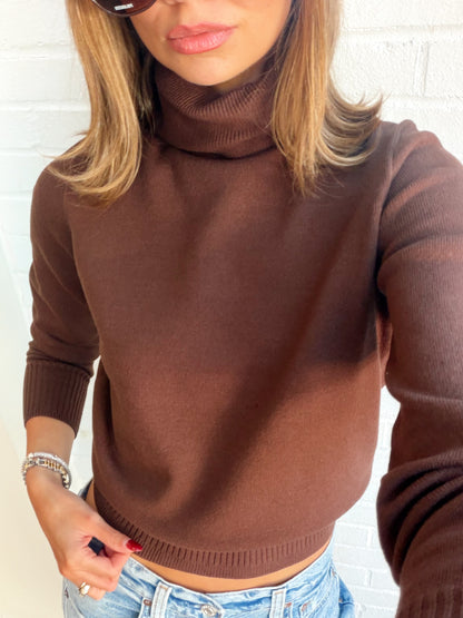 BABYSOFT TURTLENECK PULLOVER SWEATER