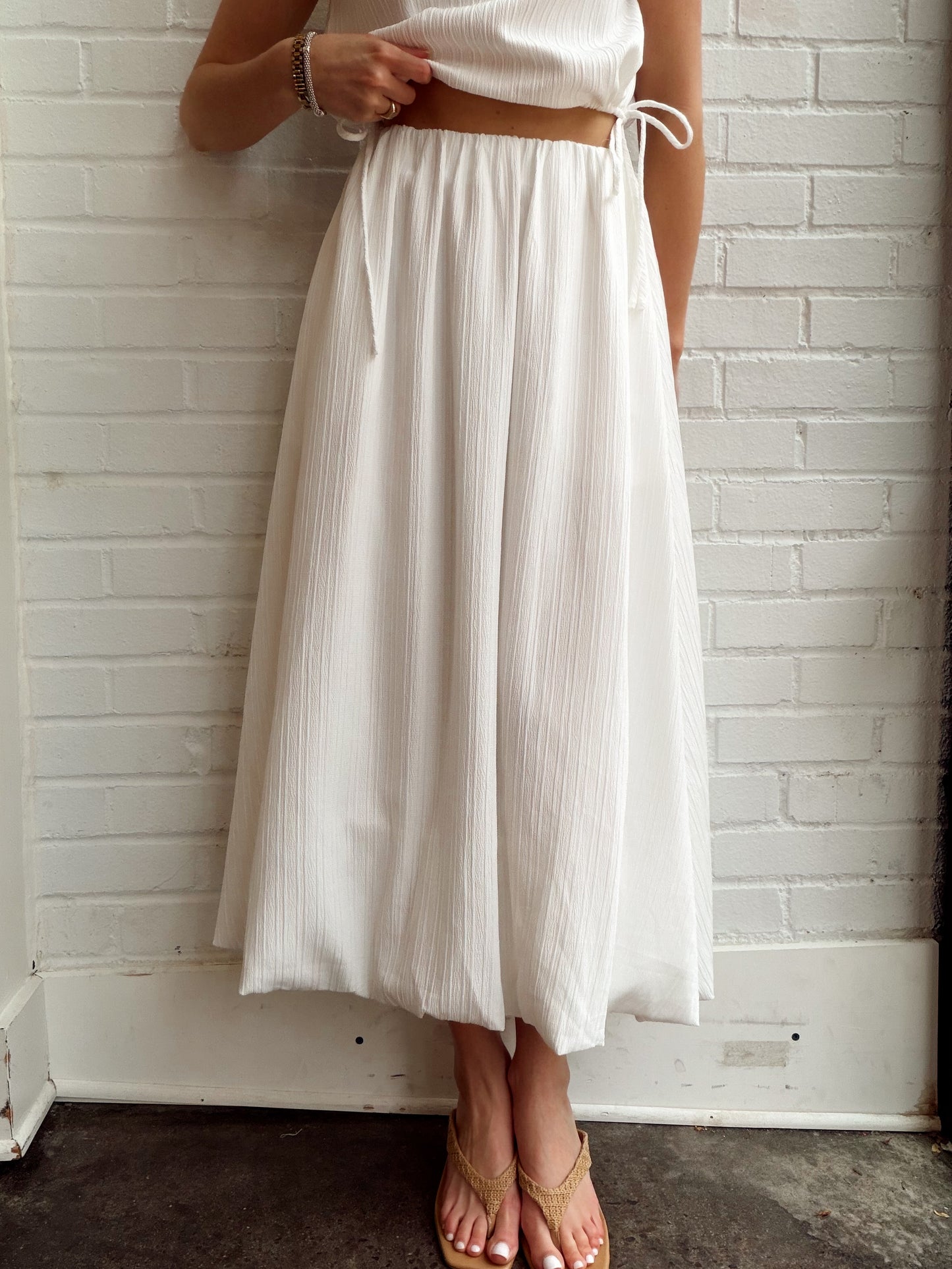 DEJA VU BUBBLE MAXI SKIRT