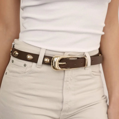 TEARDROP STUDDED BELT