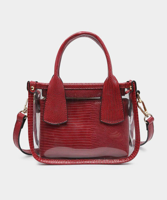 STACEY CLEAR SATCHEL BAG