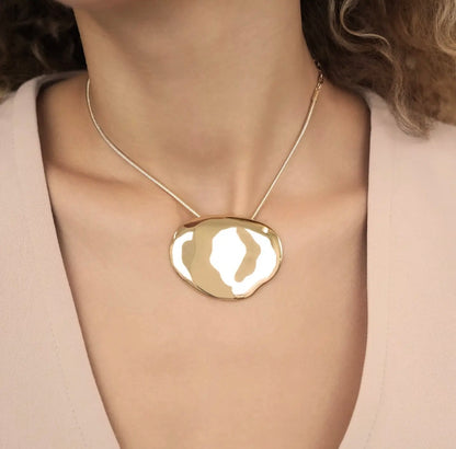 MOLTEN METAL PENDANT NECKLACE
