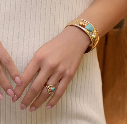 TURQUOISE SOLSTICE RING STACK