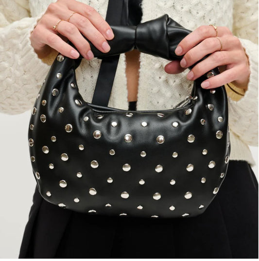 TRACY STUDDED CLUTCH