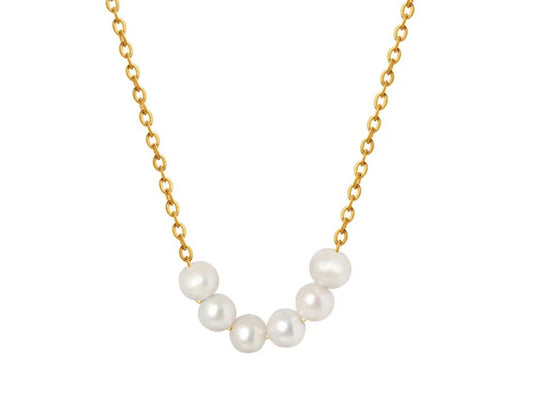 ADA BEADED PEARL NECKLACE