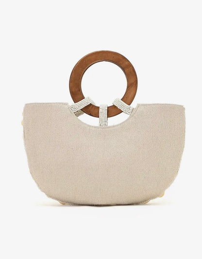 MERMAID SCALE TOP HANDLE BAG