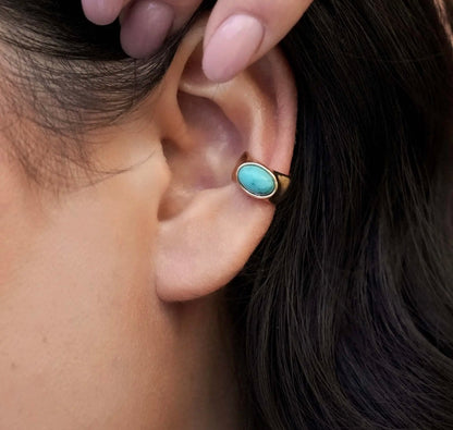 TURQUOISE SOLSTICE EAR CUFF
