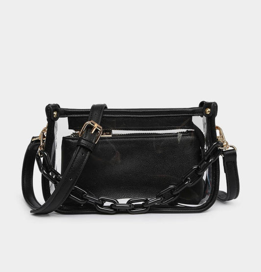 JESSICA CLEAR CROSSBODY