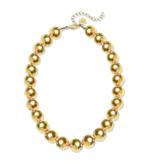 GOLD PLATED BALL CHOKER