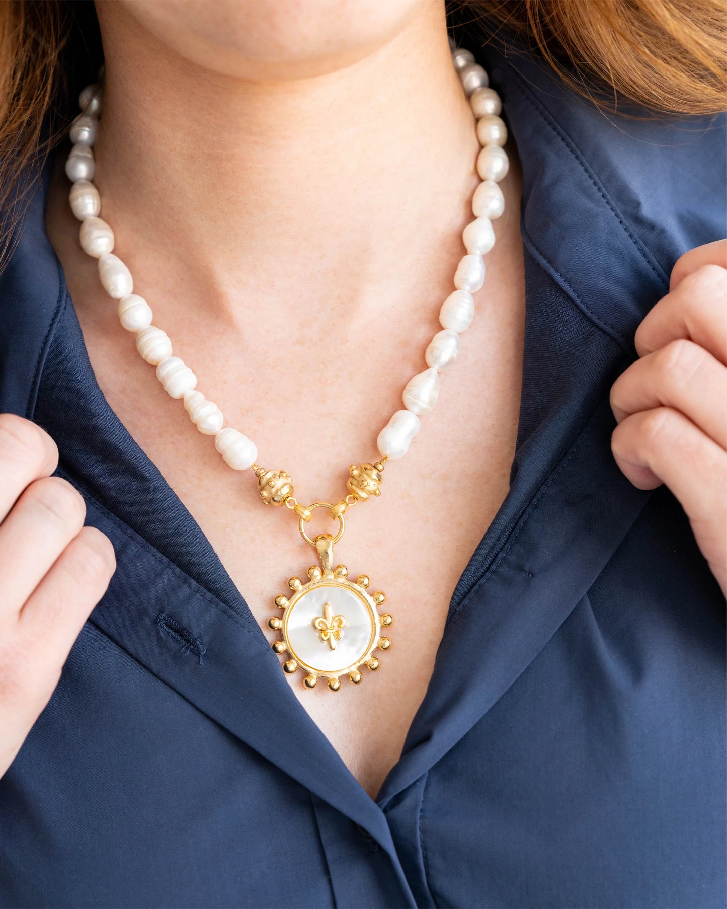 ERIN FLEUR DE LIS NECKLACE