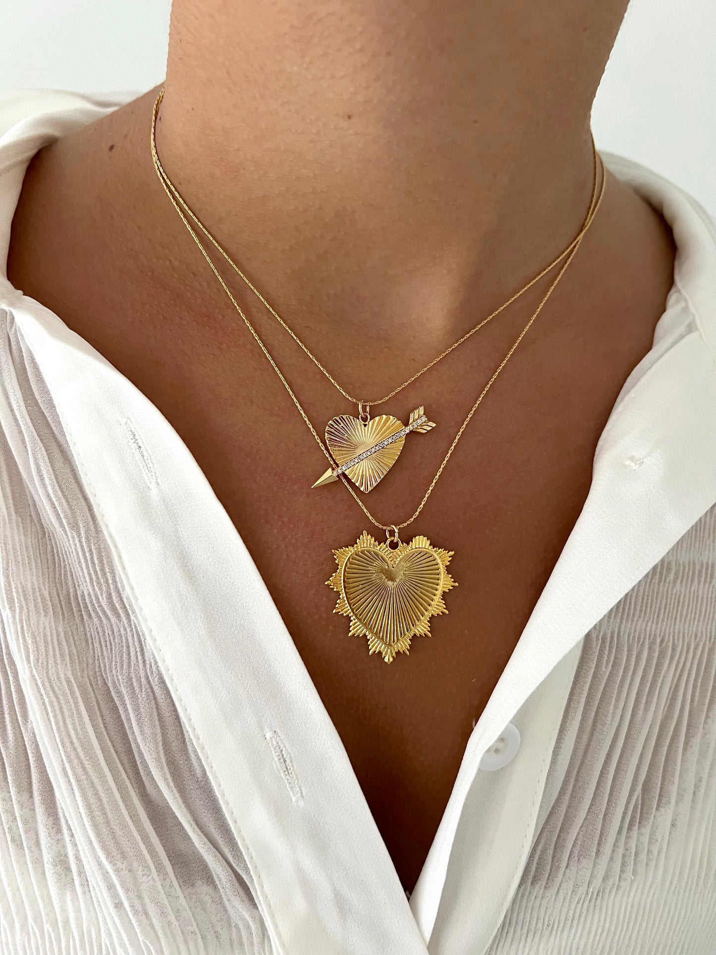 LARGE HEART NECKLACE