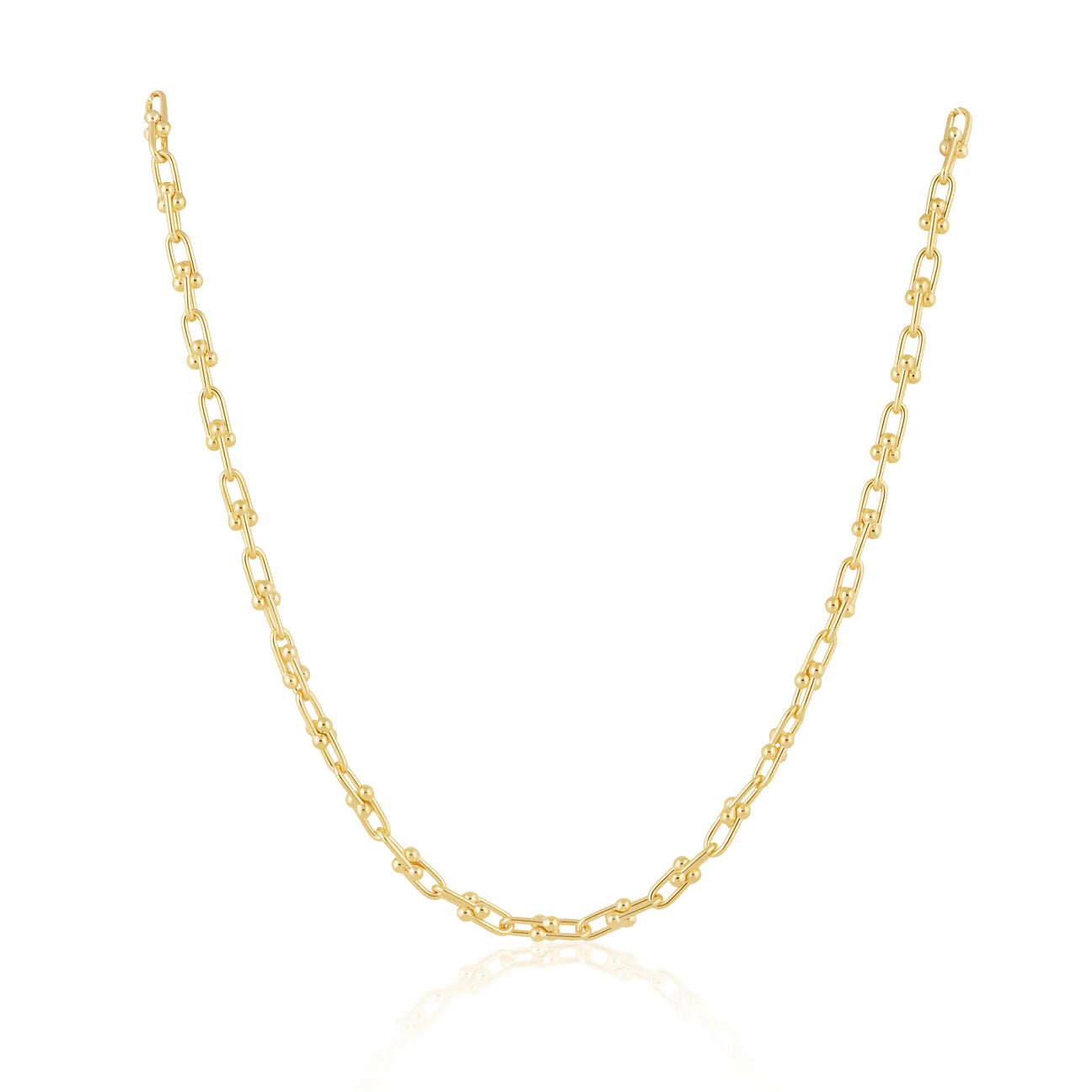 U LINK CHAIN NECKLACE-3MM