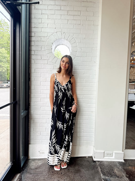 SADIE BAMBOO LEAF DRESS