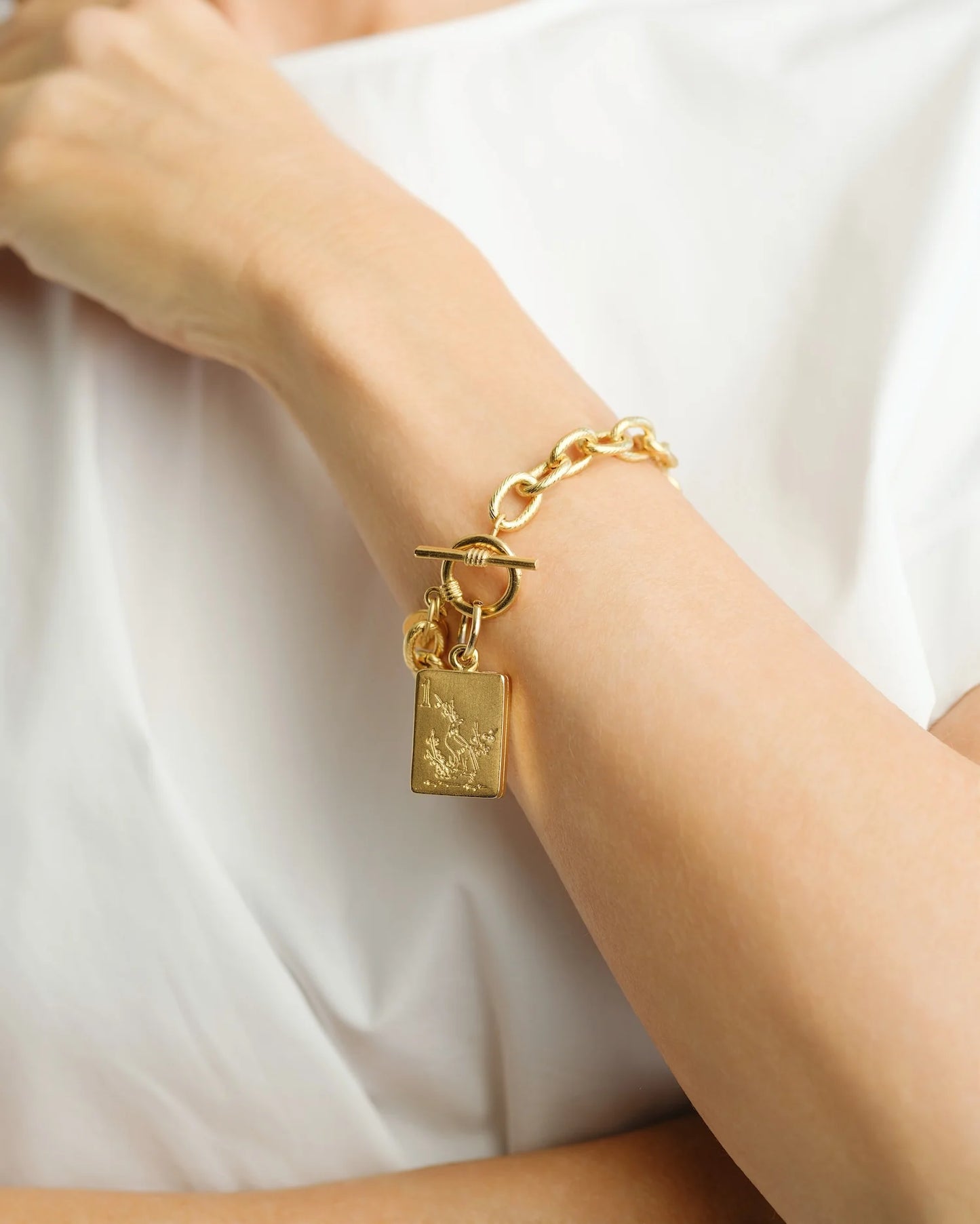 BIRD BAM MAHJONG TILE BRACELET