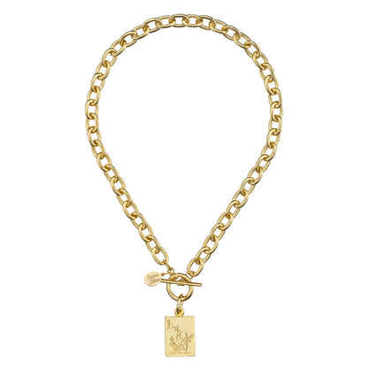 BIRD BAM MAHJONG TILE TOGGLE NECKLACE