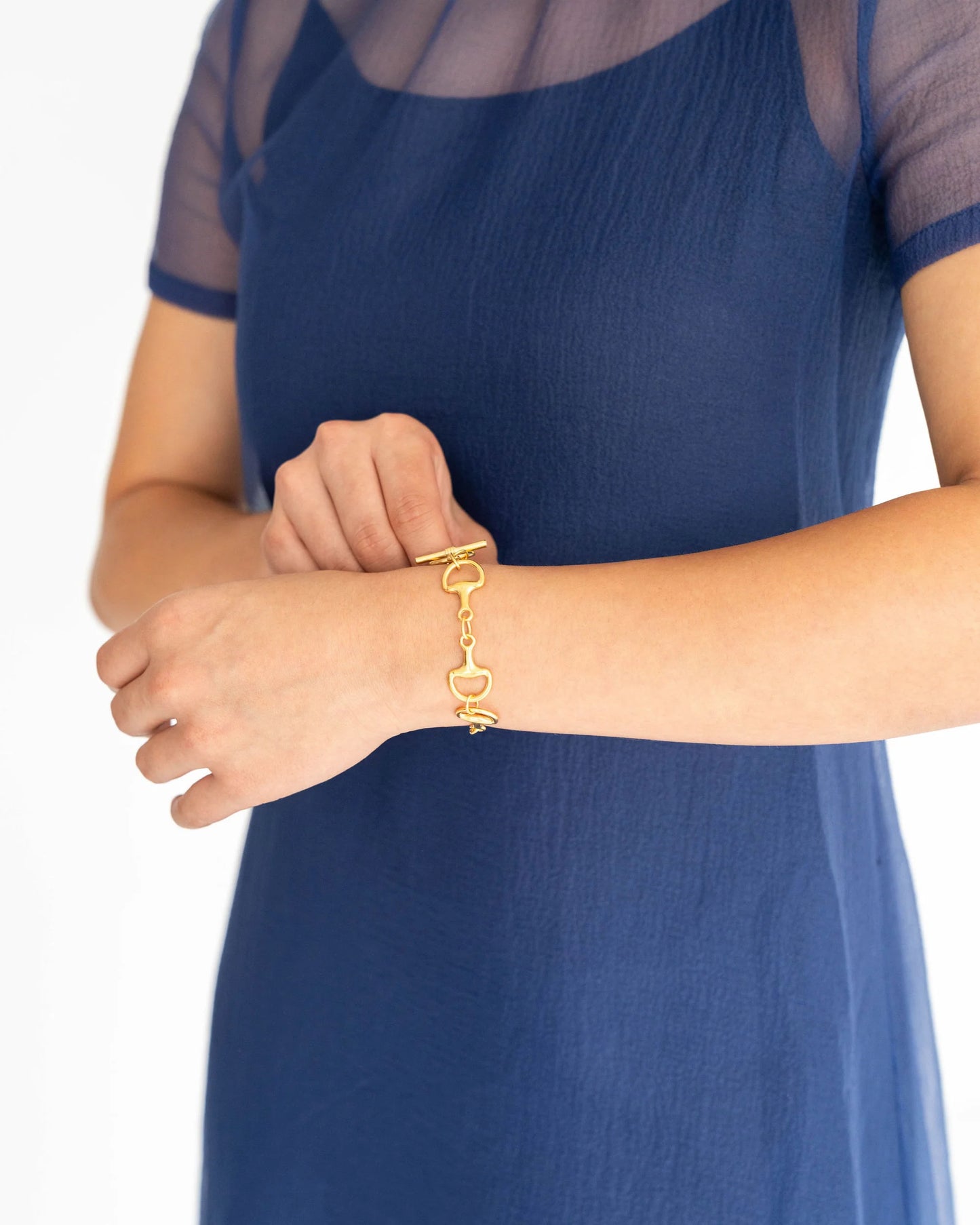 HORSE-BIT & TOGGLE BRACELET