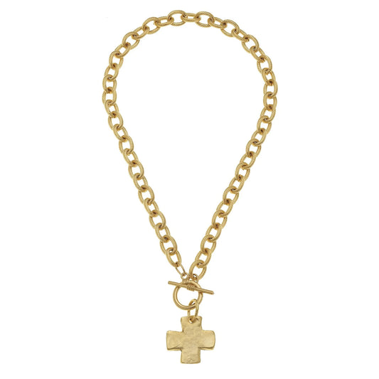 CROSS TOGGLE NECKLACE