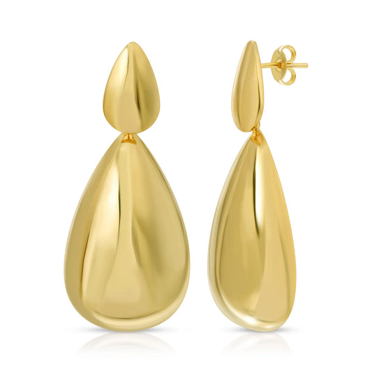 ON POINT BUBBLE TEARDROP EARRING